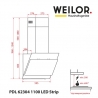 Вытяжка Weilor PDL 62304 WH 1100 LED Strip.