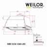 Вытяжка Weilor WBE 5230 WH 1000 LED
