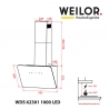 Вытяжка Weilor WDS 62301 R WH 1000 LED