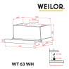Вытяжка Weilor WT 63 WH