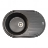 Кухонна мийка Ventolux EMILIA (BLACK MATT QUARTZ) 767x495x190
