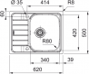 Мойка кухонная Franke Spark SKL 611-62 (101.0716.714)