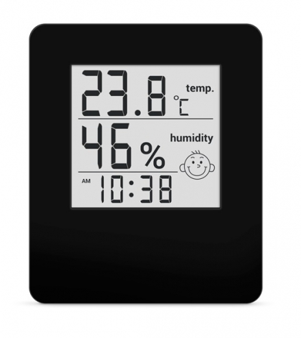 Термометр-гигрометр Т-17 (-20+70°С 20%-95%) black