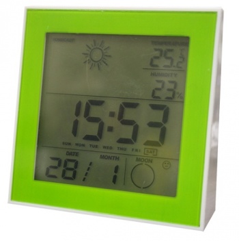 Термометр-гигрометр Т-06 green