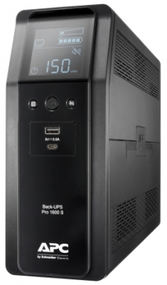 APC  Back UPS Pro BR 1600VA, Sinewave,8 Outlets, AVR, LCD interface (BR1600SI)