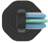 Зубная щетка Aeno DB2S Black (ADB0002S)