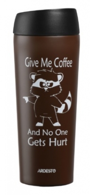 Ardesto Термокружка Ardesto Coffee time Raccoon (AR2645DML)