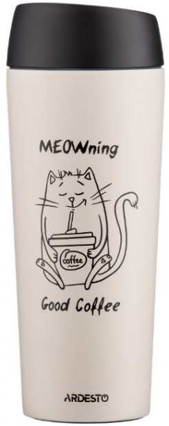 Термокружка Ardesto Coffee time Meowning (AR2645WC)