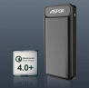 УМБ Power Bank Aspor A396 PD 20000mAh (22.5W/PD USB-C laptops fast charging) black