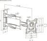 Держатель Brateck KMA28-223L