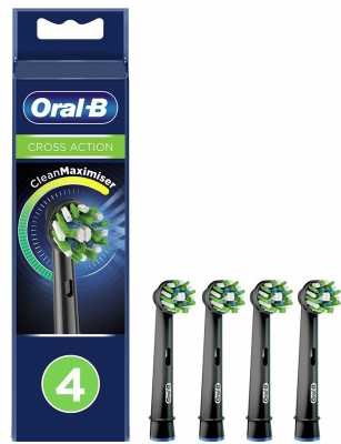 Braun Насадка для зубной щетки Braun ORAL-B Cross Action EB50BRB CleanMaximiser (4шт)