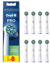 Насадка для зубной щетки Braun ORAL-B Cross Action EB50RX (8шт)