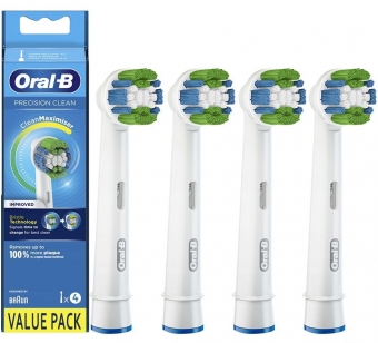 Braun Насадка для зубной щетки Braun ORAL-B Precision Clean EB20RB CleanMaximiser (4шт)
