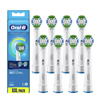 Braun Насадка для зубной щетки Braun ORAL-B Precision Clean EB20RX CleanMaximiser (8шт)