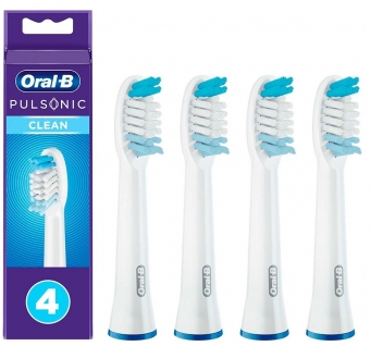 Braun Насадка для зубной щетки Braun ORAL-B Pulsonic Clean SR32C (4шт)