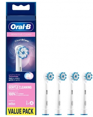 Braun Насадка для зубної щітки Braun ORAL-B Sensitive Clean EB60 (4шт)