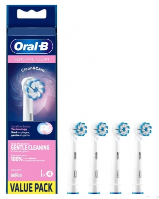 Braun Насадка для зубної щітки Braun ORAL-B Sensitive Clean EB60X (4шт)