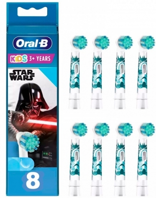 Braun Насадка для зубной щетки Braun ORAL-B Star Wars EB10S Extra Soft (8шт)