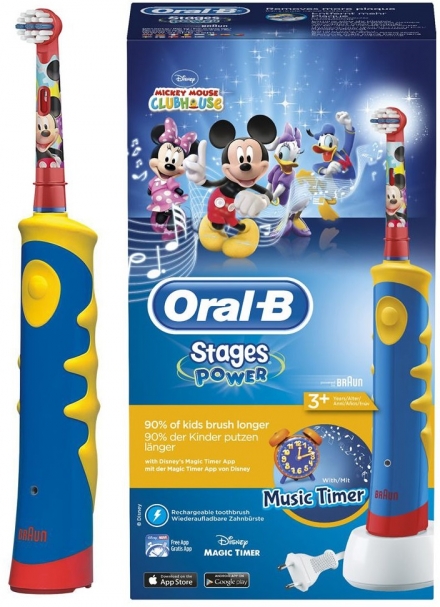 Зубна щітка Braun D 10.513K Oral-B Mickey Mouse