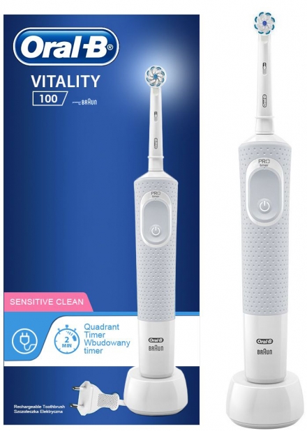 Зубная щетка Braun D 100.413.1 Oral-B Vitality PRO Sensitive Clean