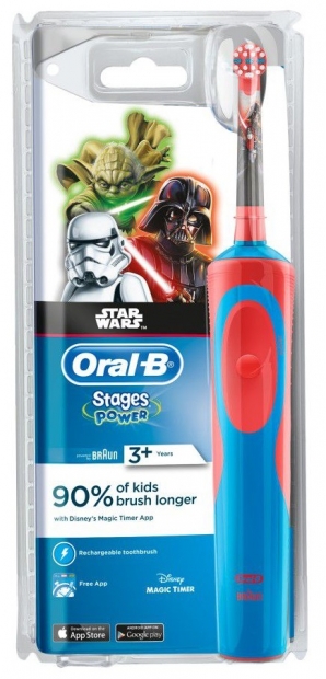 Зубна щітка Braun D 12.513K Oral-B Kids Star Wars