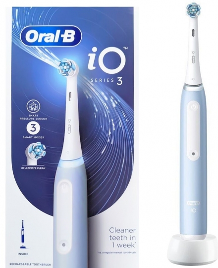 Зубная щетка Braun ORAL-B iO Series 3 iOG3.1A6.0 Ice Blue