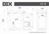 Холодильник DEX CF 15