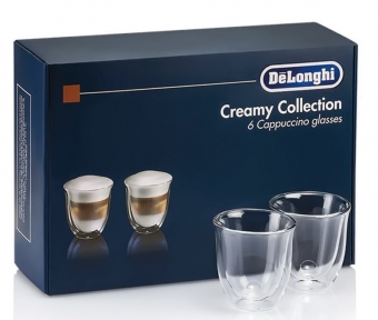Delonghi Набір склянок Delonghi DLSC301 Cappuccino 270 ml (6шт)
