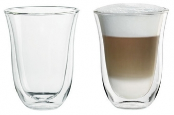 Delonghi Набір склянок Delonghi Latte Macchiato 220ml (2шт)