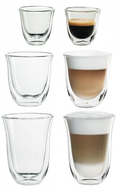 Набор стаканов Delonghi DLSC302 MIX (60/190/220) (6шт)