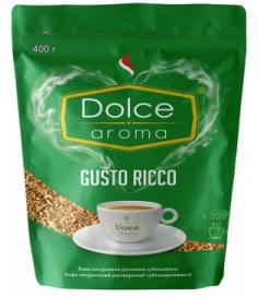 Кофе Dolce Aroma GUSTO RICCO 400g