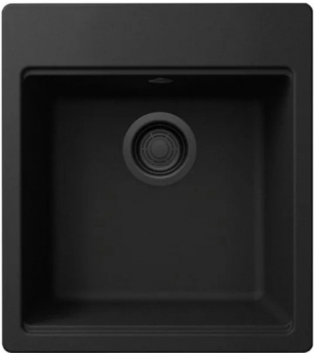 Мойка кухонная Elleci TIME 102 on top nero 40