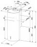 Витяжка Faber CYLINDRA PLUS WH GLOSS A37
