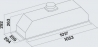 Витяжка Falmec Gruppo Incasso Plus 105 Black 800 (CGIW05.E26P2#EUN490F)