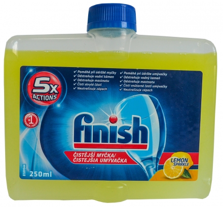 Очищувач для посудомийних машин Finish Lemon 250 мл