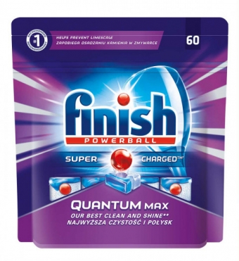 Finish Таблетки для посудомоечных машин Finish Quantum Max 60 шт