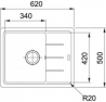 Кухонна мийка Franke BASIS BFG 611-62 Бежевий (114.0272.595)