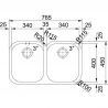 Кухонна мийка Franke GALASSIA AMX 120 Нерж. (122.0021.446)