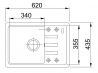 Кухонна мийка Franke MALTA BSG 611-62 Онікс (114.0375.050)