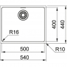 Кухонна мийка Franke Maris MRX 210-50 Нерж. сталь (127.0598.747)