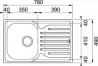 Кухонна мийка Franke Polar PXL 611-78 Хром (101.0444.131)