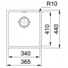 Кухонна мийка Franke Sirius SID 110-34 Чорний (144.0649.548)