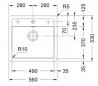 Кухонна мийка Franke Sirius SID 610-50 Бежевый (143.0691.532)