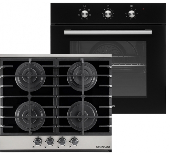 Granado  GEO 62-0200 black + GGH 612-104 black glass