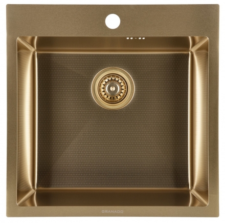 Кухонна мийка Granado Galera S201 gold honeycomb