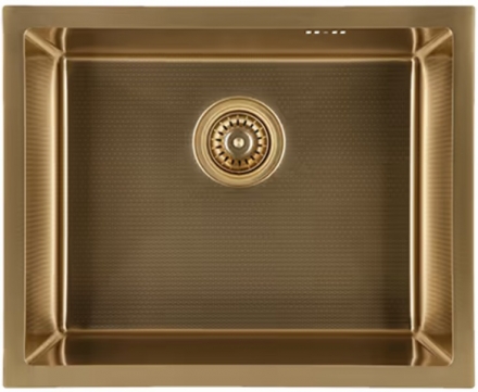 Мойка кухонная Granado Under Top Max Steel S201 gold honeycomb