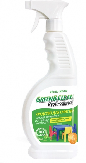 Спрей для чищення пластикових поверхонь Green&Clean GC 00201 650 мл