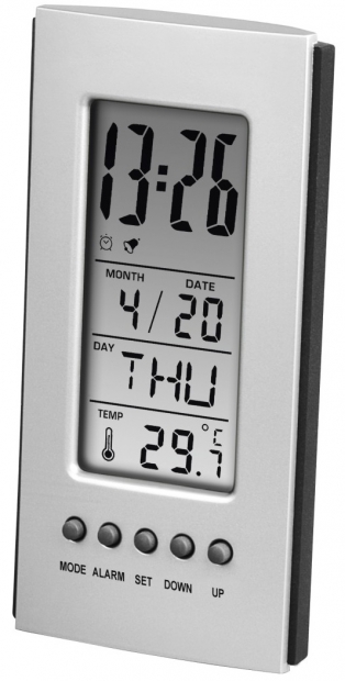 Термометр-гигрометр Hama LCD Silver