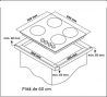 Варочная поверхность Heinner HBH-S584WI-IX