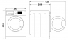 Прально-сушильна машина Indesit EWDE 7528 W EU
